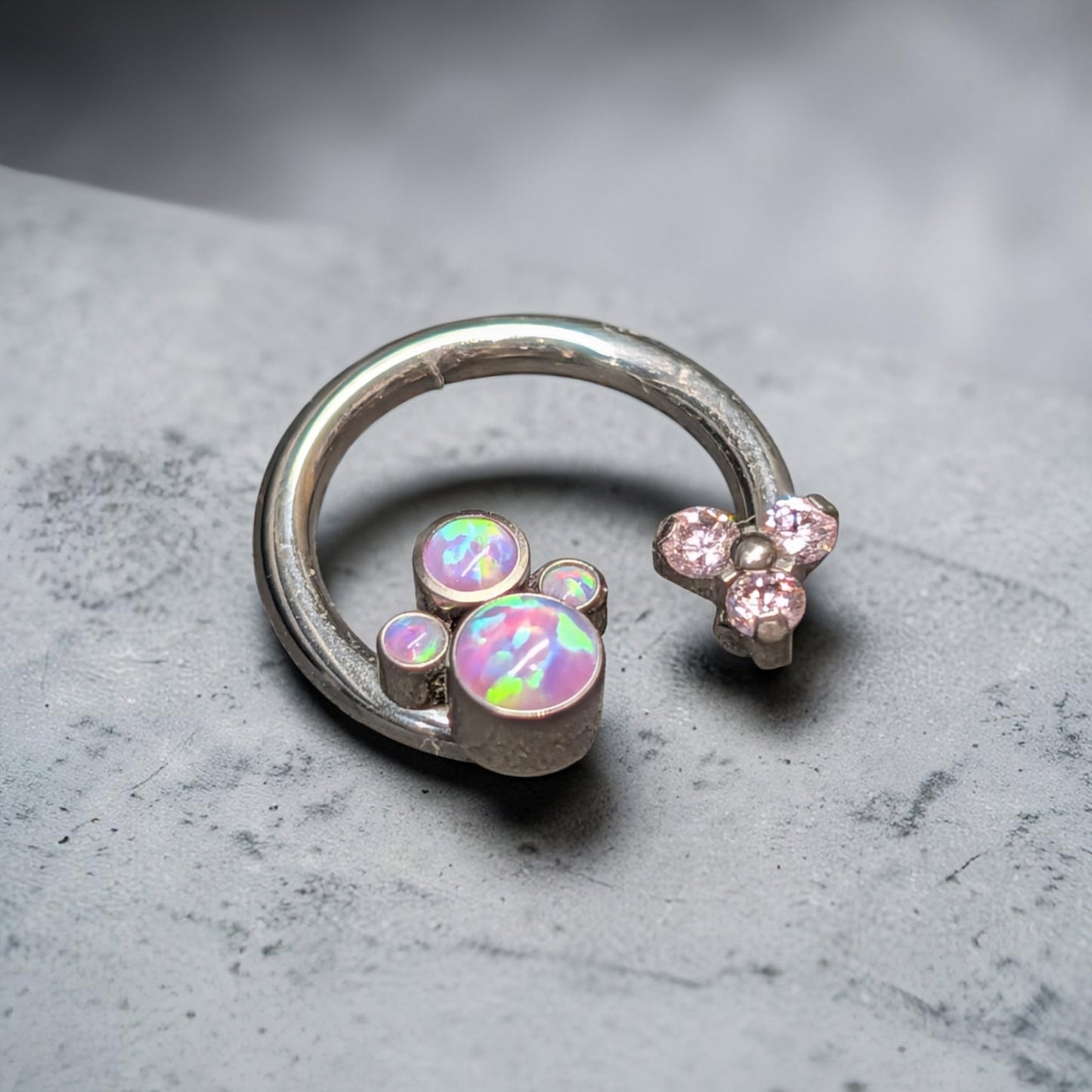 Titanium 1.6 X 10mm internal thread CBB (Circular barbell)