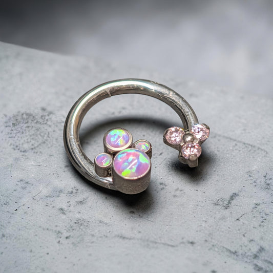 Titanium 1.6 X 10mm internal thread CBB (Circular barbell)