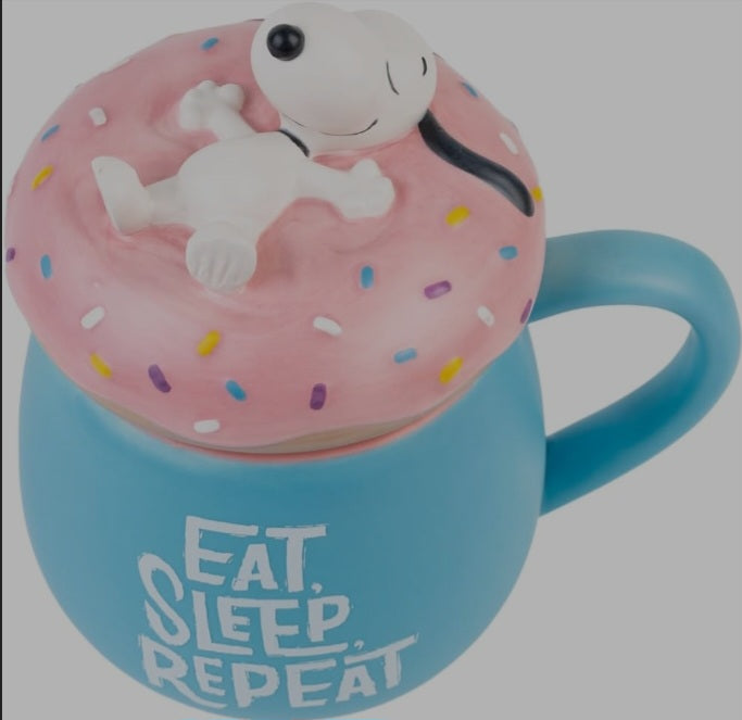 Snoopy 3D mug with lid