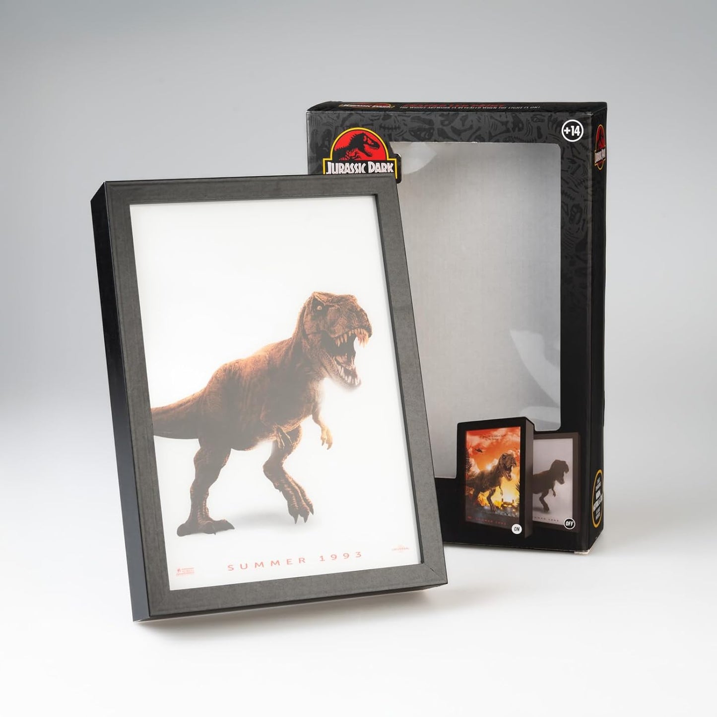 Jurassic Park framed LED light