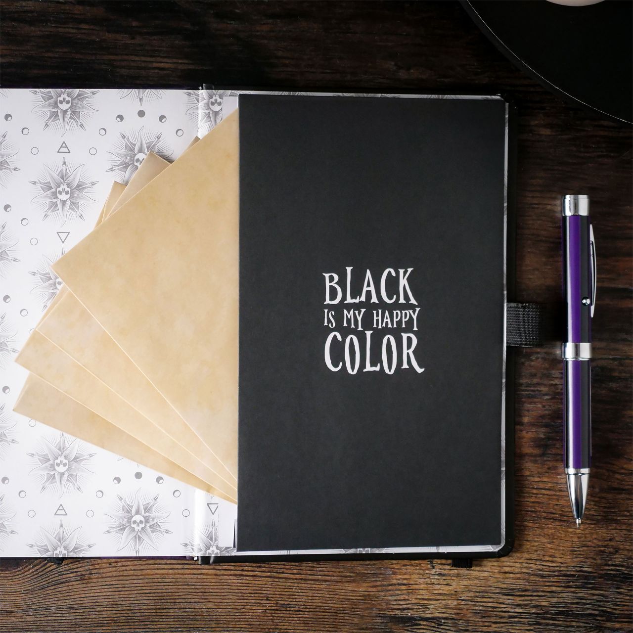Wednesday prenium A5 notebook with projector pen