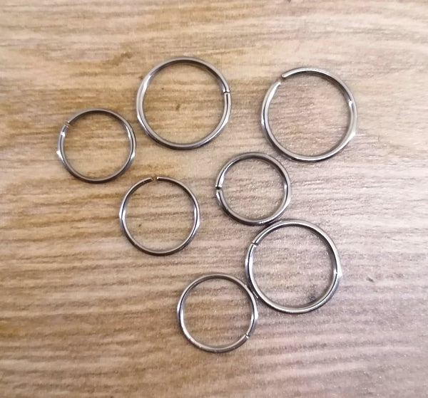 Continuous Steel Nose Rings