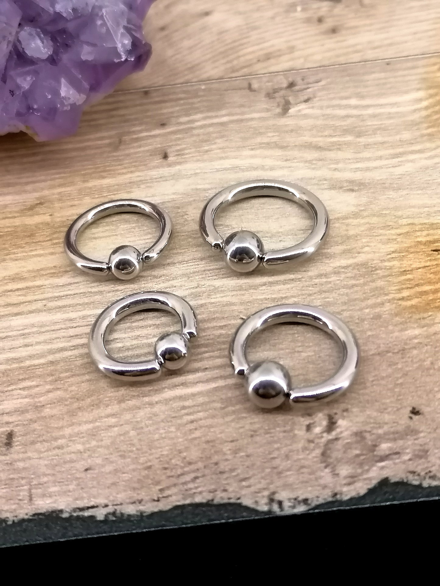 Surgical Steel 2.0mm / 2.4mm BCR (Ball Closure Rings)