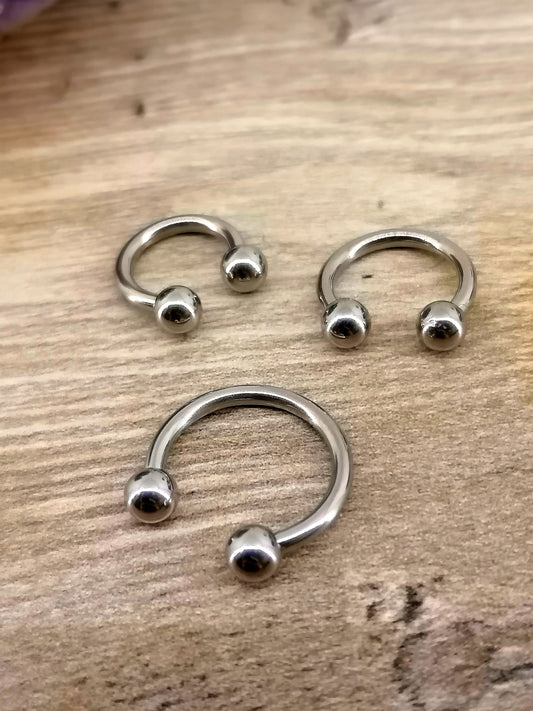 Surgical Steel 1.6mm Horseshoe (CBB)