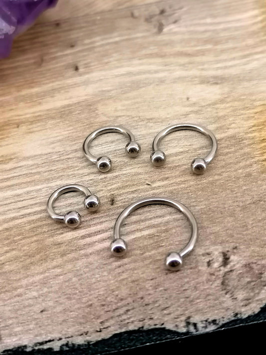 Surgical Steel 1.2mm Horseshoe (CBB)