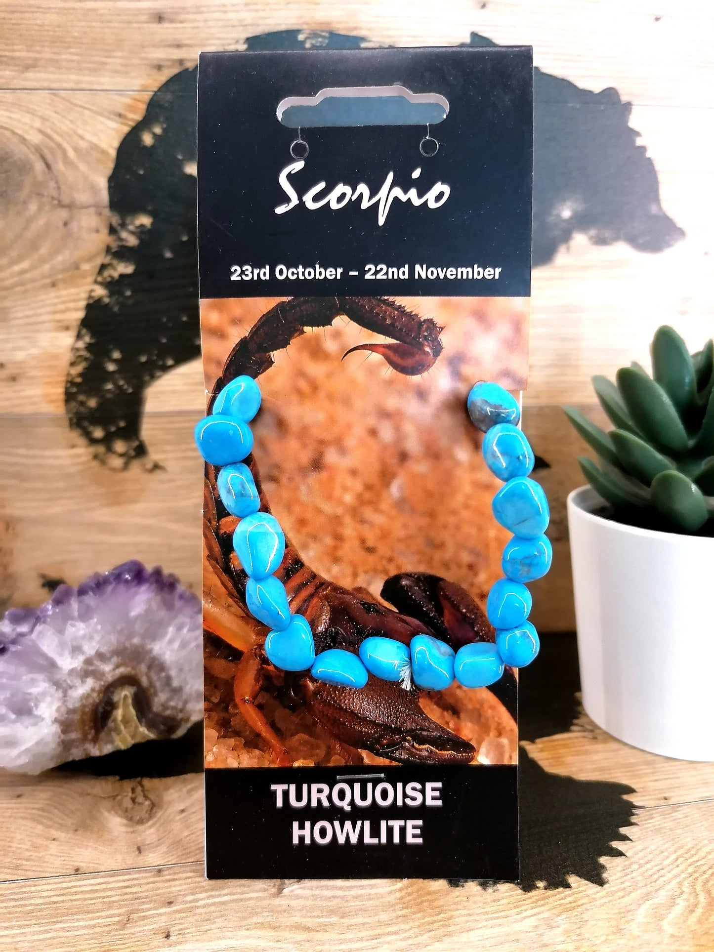 Zodiac Scorpio Gemstone Necklace/ Bracelet