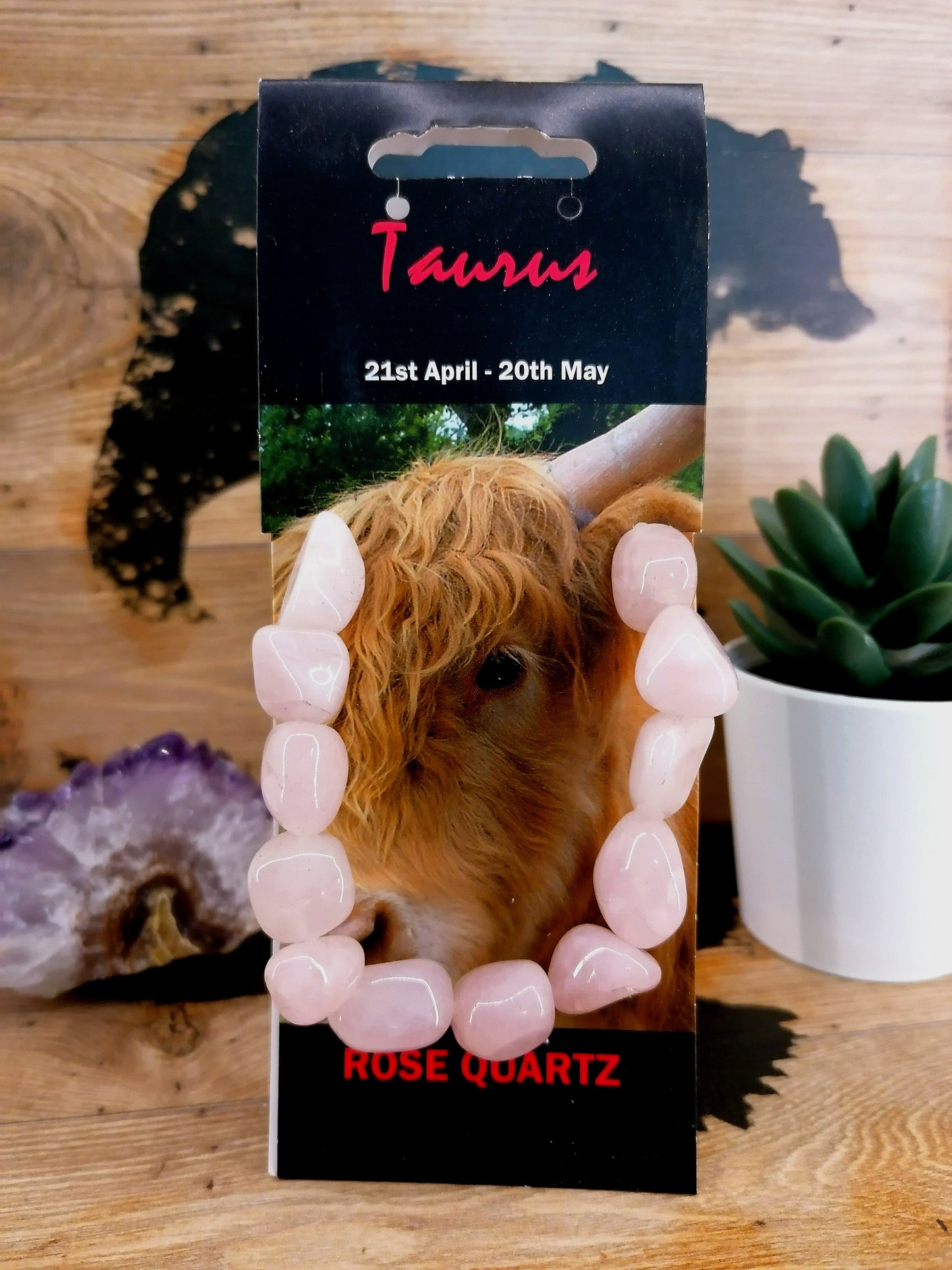 Zodiac Taurus Gemstone Necklace/Bracelet