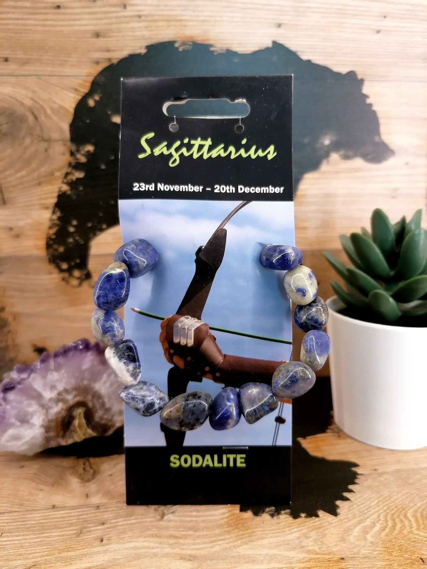 Zodiac Sagittarius Gemstone Necklace/ Bracelet